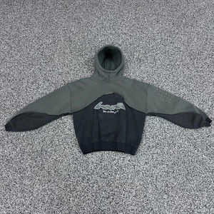 Ensemble de survêtement en coton 100% surdimensionné pour l'hiver, 480 g/m² |   Sweat-shirt ample et court personnalisé, pantalon de survêtement |   Poche unisexe anti-boulochage - Product Image 1