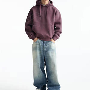 Último diseño bajo MOQ recién llegado hombres pulóver sudaderas con capucha precio bajo uso de invierno hombres pulóver sudaderas con capucha térmicas - Product Image 1