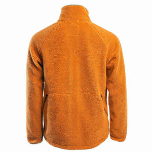 เสื้อแจ็คเก็ตขนแกะเชอร์ปาบริการ OEM OEM OEM OEM สีพื้นกระเป๋าด้านข้างใส่สบายใส่ง่าย - Product Image 2