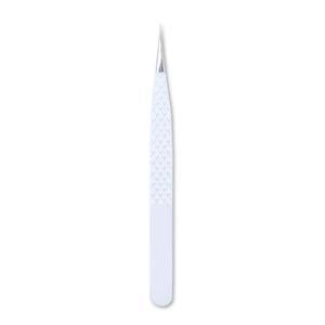 Eyelash Straight Tweezers Anti-Slip Handle Durable Professional Makeup <b>Tool</b> Stainless Steel <b>Smooth</b> Tip Accurate Lash Application - Product Image 1