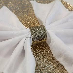 Anneau de serviette classique en acier inoxydable pour la maison, les dîners, les cadeaux de mariage, la décoration de table, en stock, écologique, pour serviettes en papier - Product Image 2