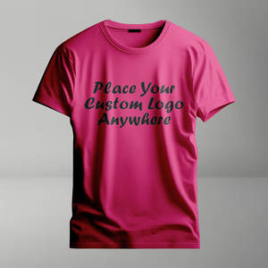 2025 moda para hombre Camiseta de gran tamaño con hombros caídos hecha de 100 por ciento de algodón diseño de cuello redondo para impresión personalizada - Product Image 3