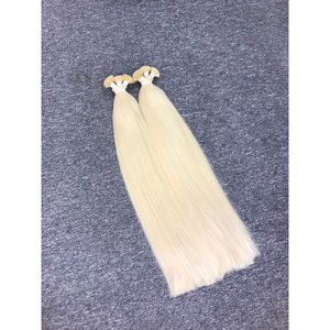 Vente en gros d'extensions de cheveux vierges vietnamiennes Remy 100% Pcs de haute qualité Style kératine droite naturelle Machine à pointe plate Double - Product Image 3