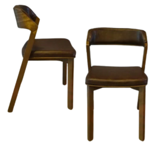 Sillas Convertibles Modernas de Madera de Alta Calidad para Sala de Estar con Asientos de Espuma Afelpada y Tapicería de Lino - Product Image 3