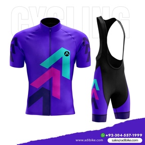 Hombres Ciclismo 100% Poliéster Uniforme Sublimación Impreso Ciclismo de alta calidad Conjunto de ciclismo completo - Product Image 2