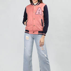 Custom Lightweight Knitted Letterman Jacket with <b>Covered</b> <b>Button</b> Winter Wear Breathable Feature - Product Image 4