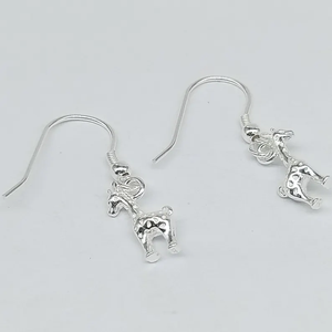 High Quality AAA Grade 925 Sterling Silver Christian Classic Small <b>Giraffe</b> Earring Bohemian Charm Drop Dangle Hook Women's - Product Image 4