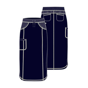 Top qualité dernière conception femmes élégant uniforme d'infirmière médicale femmes extensible médical gommages jupes - Product Image 5