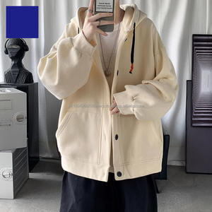 Nouveau sweat à capuche pour homme en molleton de coton de haute qualité avec étiquette tissée surdimensionnée - Product Image 2