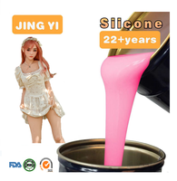 Caoutchouc de silicone liquide de haute qualité pour la fabrication de jouets sexuels, dildos, poupées en silicone de qualité alimentaire, faux seins naturels