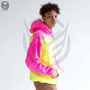 Nouveau design hiver Tie Dye sweat à capuche pour hommes 100% coton polaire bas quantité minimale de commande prix usine matériau confortable - Product Image 3