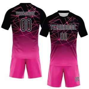 Maillot de football respirant 100% polyester de haute qualité ensemble d'uniformes de football pour adultes impression par sublimation personnalisée Style de confort supérieur - Product Image 6