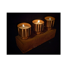 Bougeoir en laiton personnalisé bougeoirs en laiton doré brossé pour petite taille et dessus de table chambre décorative - Product Image 5