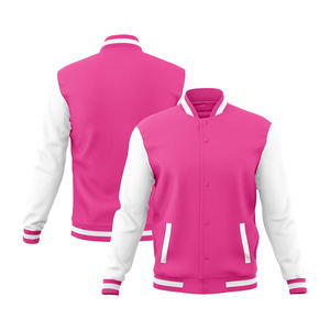 Veste de style universitaire slim fit pour homme de haute qualité, en cuir et laine, coupe-vent, respirante, pour l'hiver - Product Image 6