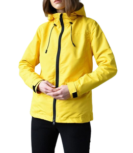 Chaqueta cortavientos de nailon impermeable y resistente al viento para mujer de alta calidad personalizada OEM, chaqueta informal con cremallera transpirable de talla grande para otoño - Product Image 5