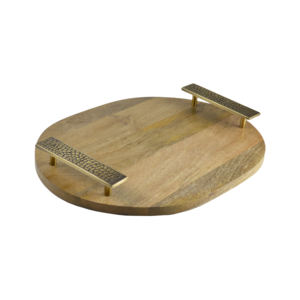 Plateau de décoration de table basse en bois luxueux nordique pour la décoration de la maison, plateaux de service pour la décoration de mariage au meilleur prix - Product Image 6