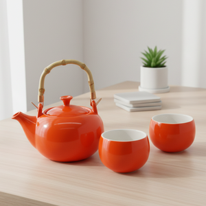 Ensemble de théière en porcelaine durable de qualité supérieure 3460982SETD-0.5, design nordique, 500 ml - Product Image 6