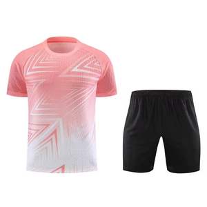 Conjunto completo personalizado nuevo estilo de fútbol transpirable camiseta de fútbol con nombre de equipo y logotipo Impresión digital para entrenamiento - Product Image 3