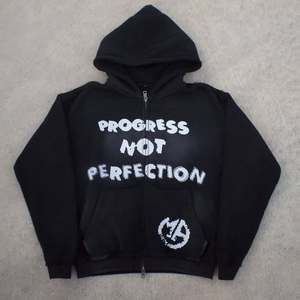 Sweat à capuche zippé intégral en molleton graphique de qualité supérieure, en tissu éponge français lourd, coupe ample, en coton, style boxy, personnalisé, effet vieilli - Product Image 2