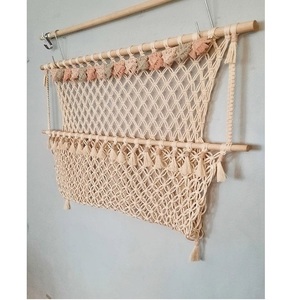 Mua Võng Macrame Cho Đồ Treo Động Vật Võng Treo Tường Lưới Phong Cách Boho Lưu Trữ Phòng Trẻ Em - Product Image 2