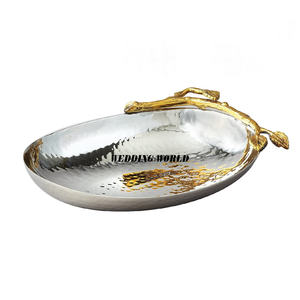 Bol à chocolat plaqué or de haute qualité, forme ronde, bol décoratif pour bonbons, best-seller, nouveau bol à chocolat design - Product Image 3