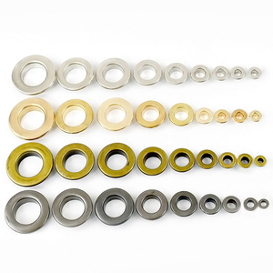 Meetee BF425 Boucles à œillet en cuivre de 12 mm, Anneaux en O en laiton, Accessoire de quincaillerie, Boucles de sangle en alliage argenté, Rivets à clou pour sangles de ceinture - Product Image 1
