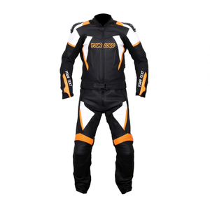 Combinaison de moto en cuir sur mesure pour homme, course et entraînement, combinaison de moto pour homme - Product Image 1