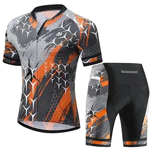 Maillot de cyclisme professionnel personnalisé en gros vêtements de vélo shorts extensibles combinaisons de peau de cycle pour les cyclistes