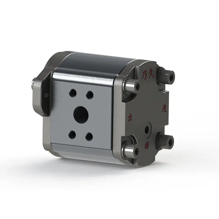 Medium pressure helical Servo gear hydraulic metering pumps for presses made of aluminium alloy
