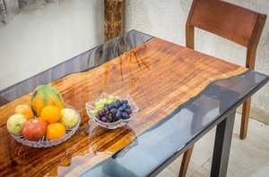 Vente en gros Dessus de table en bois époxy rivière unique de haute qualité Dessus de table décoratif de salon Dessus de table Vente en gros - Product Image 2