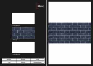 Carreaux muraux en céramique premium export 300x600mm pour salle de bain et cuisine, finition brillante, mate, effet sucre, design mural intérieur luxueux - Product Image 4