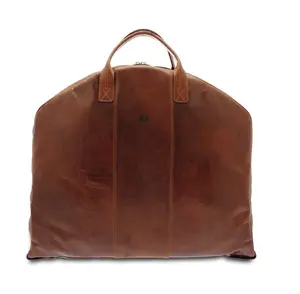 高品质男士牛皮手提包vacchetta皮革意大利植物手工棕色高级材料3701GD02