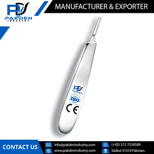 100% poignée de Scalpel en acier inoxydable de haute qualité couleur unie Source d'alimentation manuelle prix raisonnable poignée de Scalpel à vendre - Product Image 5