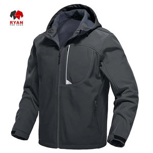 Chaqueta Softshell personalizada de secado rápido de alta calidad, ropa deportiva impermeable a prueba de viento para exteriores para hombres y mujeres, logotipo personalizado - Product Image 1