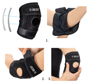 Rodillera de Neopreno con Cierre de Velcro para Protección y Absorción de Impactos, Unisex, para Todas las Estaciones - Product Image 6