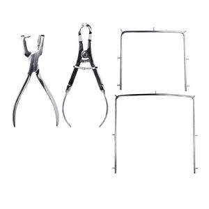 Kit de Dique Dental de Goma de 13 Piezas con Marco de Acero, Pinzas de Sujeción, Instrumentos Dentales Manuales, Certificado CE, Kit de Dique Dental de Goma de Clase - Product Image 6