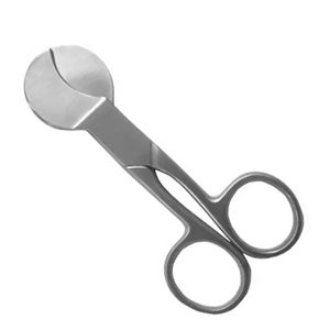 Tijeras de corte de cordón umbilical ginecológico de acero de un solo uso profesional de 5 pulgadas Fuente de alimentación manual - Product Image 1