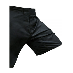 Pantalones cortos deportivos de entrenamiento MMA cómodos de alta calidad para hombre, diseño personalizado, patrón sólido, elástico, cintura media, lona de calle alta - Product Image 6