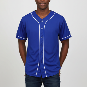 Maillot de baseball personnalisé respirant à manches courtes en polyester sublimé, service OEM, impression de nom personnalisée, modèle 2026 - Product Image 5