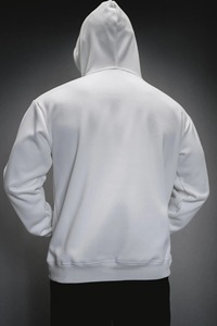 Sudaderas con capucha unisex con logotipo personalizado 240g algodón/poliéster impreso con Capucha de punto a prueba de viento sudaderas forradas ecológicas para hombres regulares - Product Image 5