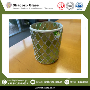 Portavelas de mosaico verde elegante de nueva colección para decoración del hogar - Product Image 2