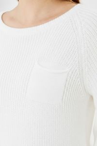 Suéter de Punto para Mujer, 100% Algodón Orgánico, Holgado, Transpirable, Suave y Cálido - Product Image 5