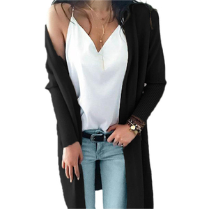 Femmes hiver tricoté pull robe décontracté solide épais Long Maxi pull chaud pull sur mesure 2025 - Product Image 4