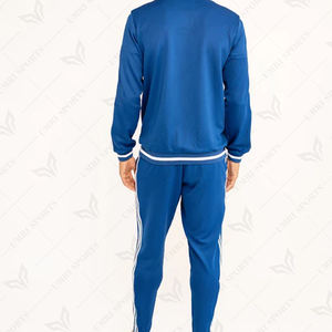 Venta al por mayor de los hombres conjunto de chándal de algodón grueso con capucha y Joggers Set Plus Size Men's Sport Sweatsuit Chándal para los hombres - Product Image 2