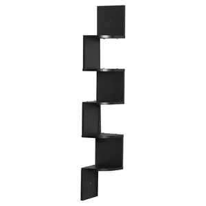 New Set of 3 <b>Shelves</b>/shelf High Quality <b>for</b> Home Hotel Decor New Design Look Black Wood Wall Mounted Floating <b>Shelves</b> - Product Image 2