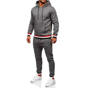 Survêtement pour hommes Jogging Coat Top Bottom Sport Sweat Suit Hoodie Pantalon Pantalon Sweat Suit Sport Wear Hoodies Set - Product Image 3
