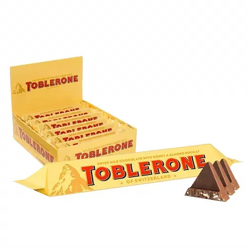 Toblerone 100g / Toblerone Chocolate 100グラムの牛乳と蜂蜜