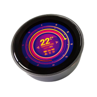 Wisecoco Pantalla OLED de 1.43 Pulgadas con Resolución HD, Perilla de Control, Modo IPS, Superficie con Diseño de Gota de Agua, Borde Curvo sin Marco, Interruptor Rotatorio HMI