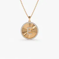 Initial Ballerine Disque Diamant Collier Personnalisé Bijoux En Or Alphabet Nom Lettre Pendentifs En Vrac Diamant Collier De L'Inde