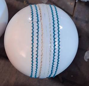 Sumroos ลูกบอลคริกเก็ตหนังแท้สีขาวโลโก้ตามสั่งใหม่ - Product Image 2